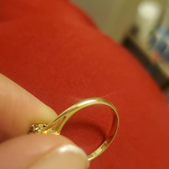 1.45ctw Green Tourmaline & Topaz 14Kt Ring - Picture 7 of 9